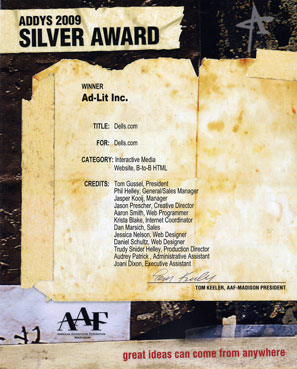 Silver Addys Award