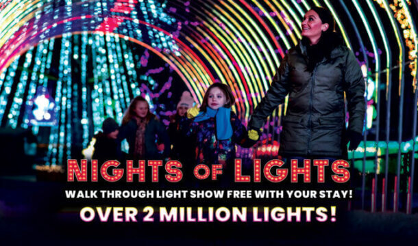 Mt. Olympus Night of Lights – Walk Through Light Show