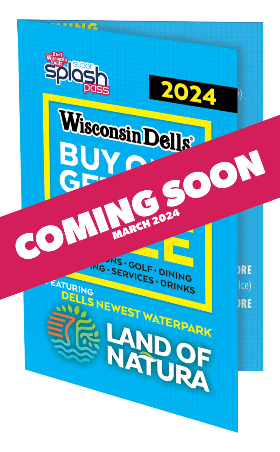 2024 Super Splash Pass 2for1 Discount Card Wisconsin Dells